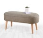 Atelier Del Sofa Puf de Lino Coffee